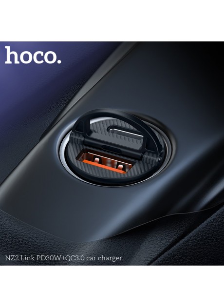 Hoco NZ2 QC3.0+PD 30W Car Charger