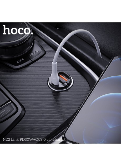 Hoco NZ2 QC3.0+PD 30W Car Charger