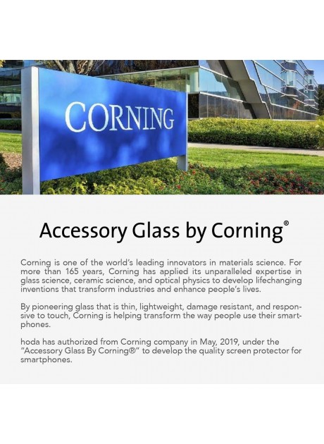 Hoda【iPhone 13 / 14 Series】AGbC 0.33mm Full Clear Glass Screen Protector Authorized from CORNING (5.4"/6.1"/6.7) with Helper