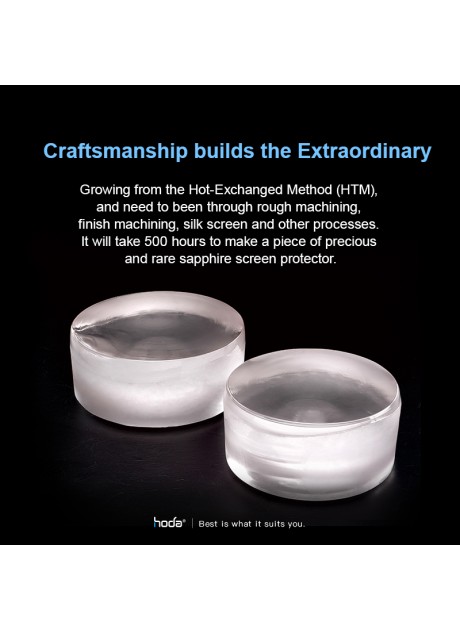 Hoda【iPhone 14 / 15 Series】Sapphire 2.5 D Glass Clear Screen Glass Protector (6.1"/6.7) with Helper