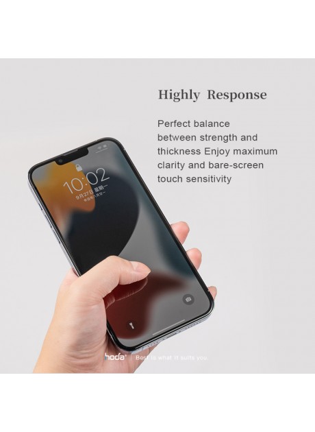 Hoda【iPhone 13 / 14 Series】0.33mm 2.5D Full Coverage Glass Screen Glass Screen Protector (5.4"/6.1"/6.7) with Helper