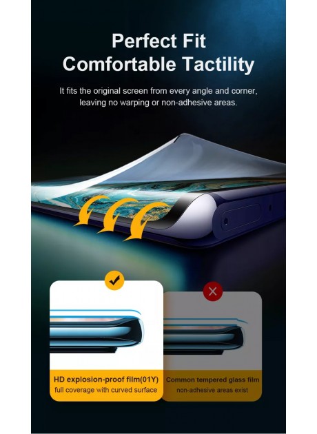 Rockspace【Flexible Clear Series】Hydrogel Film Screen Protector