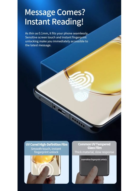 Rockspace【UV Cured Clear Series】Hydrogel Film Screen Protector