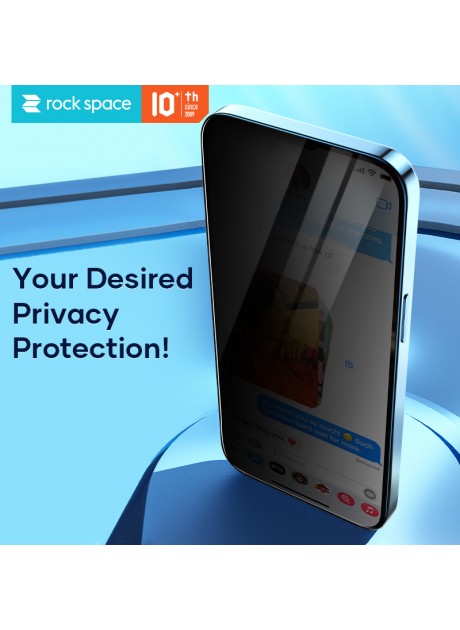 Rockspace【Privacy HD Iphone 13 / 14 Series】Tempered Glass Protector