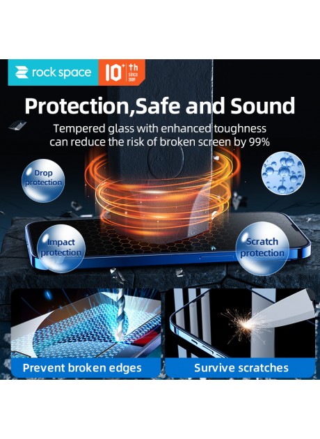 Rockspace【High Definition Iphone 13 / 14 Series】Tempered Glass Protector