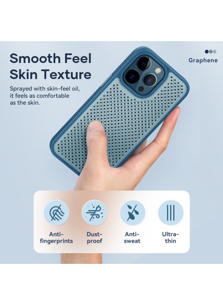 Rockspace iPhone 13/13 Pro/13 Pro Max Graphene Heat Dissipation Protection Case