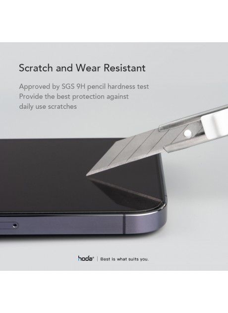 Hoda【iPhone 14 Series】Anti-Reflection Full Coverage Glass Screen Protector (6.1"/6.7) with Dust-Free Helper| hoda®