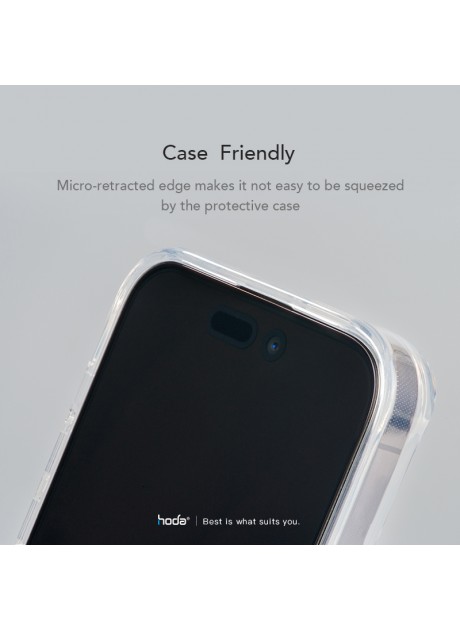 Hoda【iPhone 14 Series】Anti-Reflection Full Coverage Glass Screen Protector (6.1"/6.7) with Dust-Free Helper| hoda®