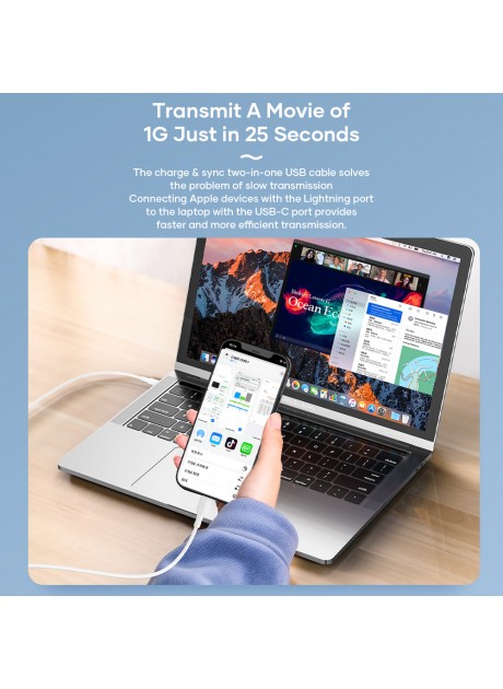 ROCK Z18 PD 20W Type-C To Lightning Apple Cable