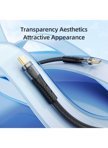 ROCK Z21 Transparent Lightning Cable 1.2M