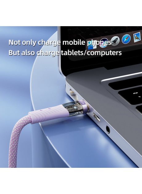 ROCK Z21 Transparent Lightning Cable 1.2M