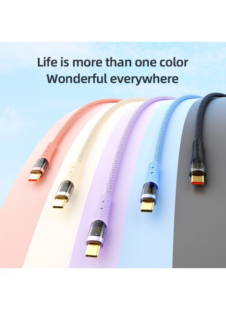 ROCK Z21 Transparent Lightning Cable 1.2M