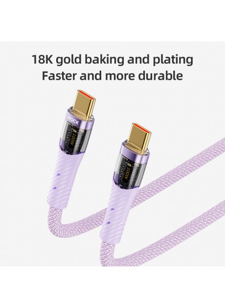 ROCK Z21 Transparent Lightning Cable 1.2M