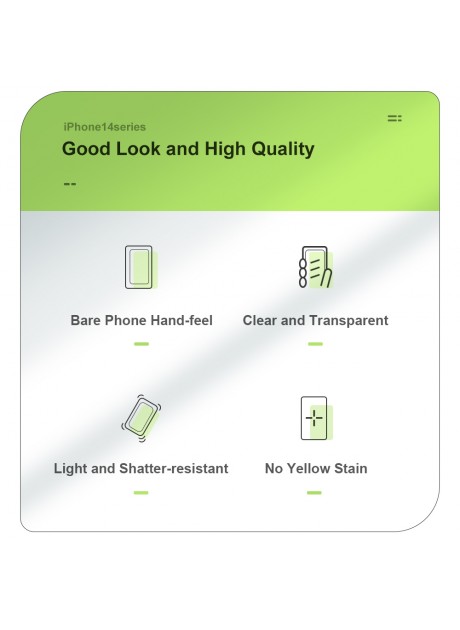 ROCK Guard Transparent Protection Case For Iphone 14 Series