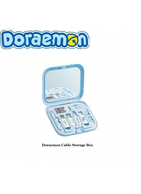 Doraemon Cable Storage Box Cables Included