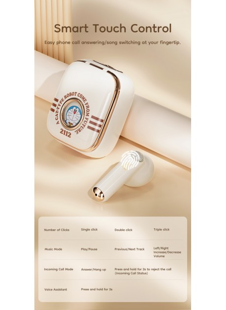 Doraemon Retro Style Bluetooth Earpiece