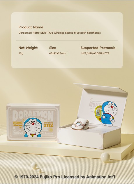 Doraemon Retro Style Bluetooth Earpiece