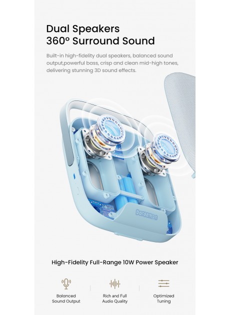 Doraemon Starlight Wireless Charging Desk Lamp Speaker