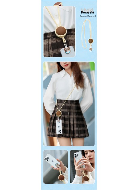 Doraemon Silicone Phone Lanyard 60cm