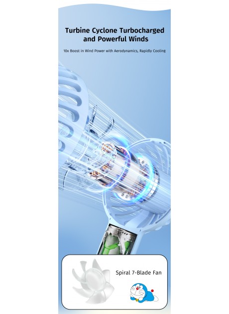 Doraemon Air Bubble Mini Handheld Fan
