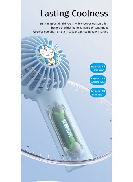Doraemon Air Bubble Mini Handheld Fan