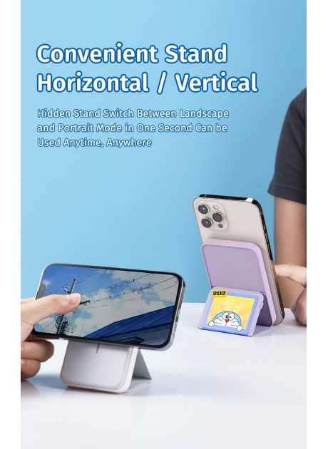 Doraemon Magnetic Wireless Charging Power Bank 5000mAh