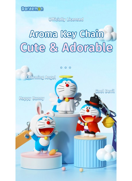 Doraemon Aroma Diffuser Key Chain - Angel/ Devil