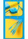 Doraemon Retractable 3-In-1 Charging Data Cable