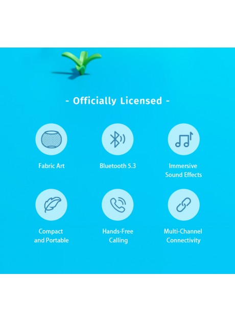 Doraemon Fabric Art Portable Bluetooth Speaker