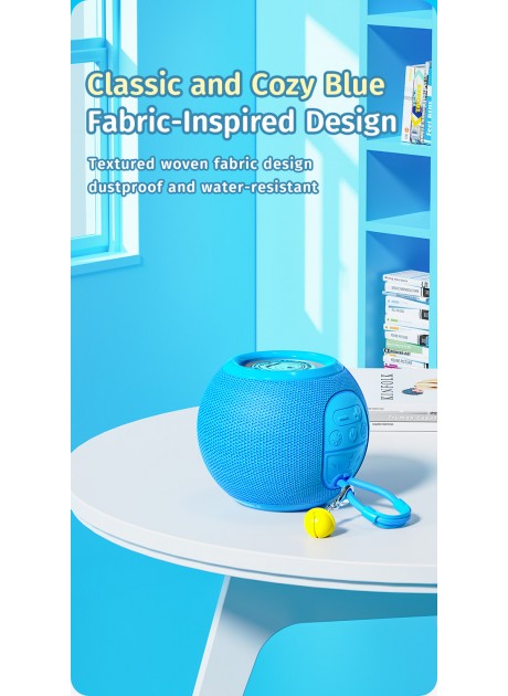 Doraemon Fabric Art Portable Bluetooth Speaker
