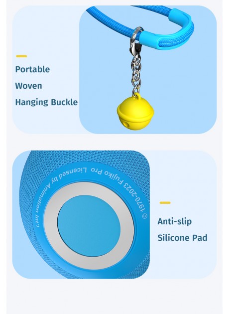 Doraemon Fabric Art Portable Bluetooth Speaker