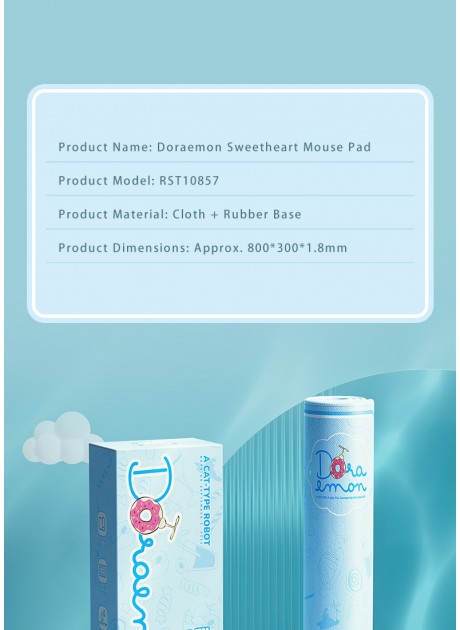 Doraemon Sweetheart Mouse Pad