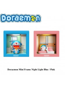 Doraemon Mini Frame Night Light Blue / Pink