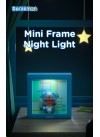 Doraemon Mini Frame Night Light Blue / Pink