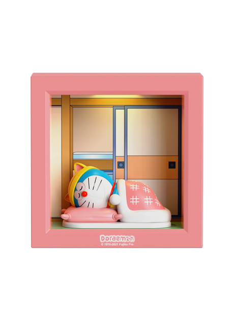 Doraemon Mini Frame Night Light Blue / Pink