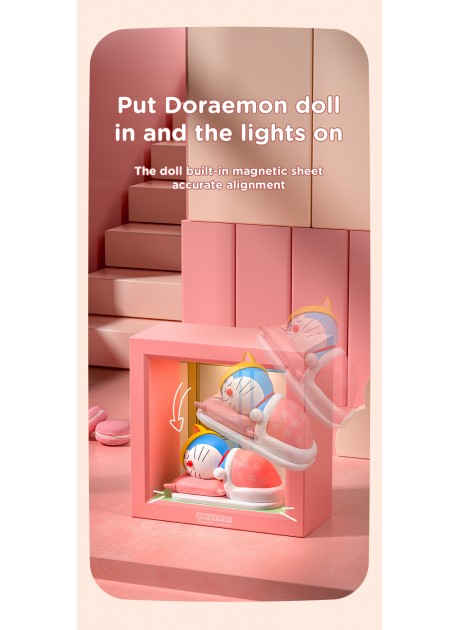 Doraemon Mini Frame Night Light Blue / Pink