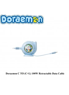 Doraemon C TO (C+L) 100W Retractable Data Cable