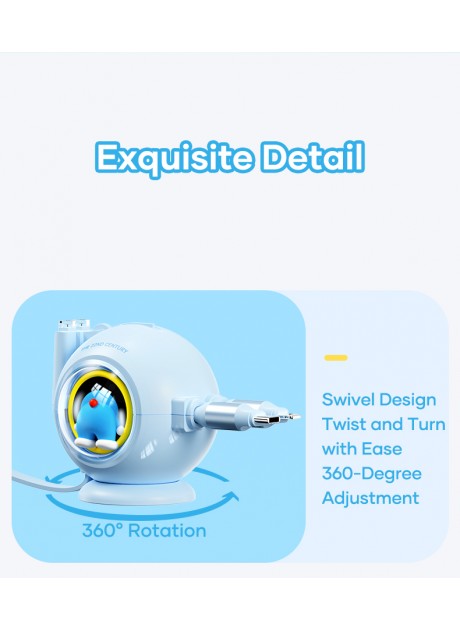 Doraemon C TO (C+L) 100W Retractable Data Cable