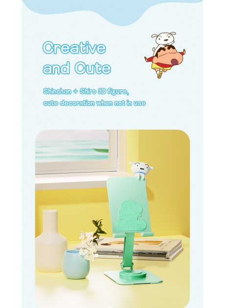 Crayon Shinchan Metal Rotatable Desktop Mobile Phone Holder