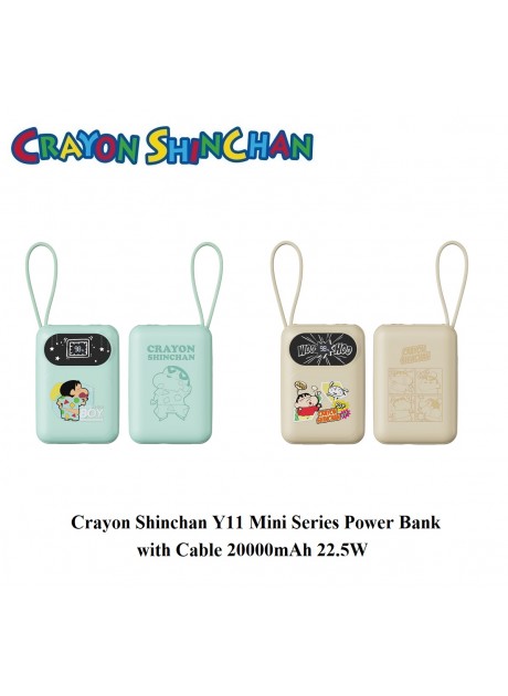 Crayon Shinchan Y11 Mini Series Power Bank with Cable 20000mAh 22.5W
