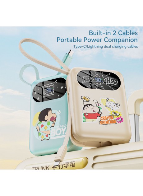Crayon Shinchan Y11 Mini Series Power Bank with Cable 20000mAh 22.5W