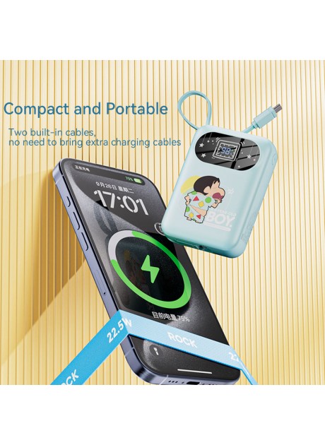 Crayon Shinchan Y11 Mini Series Power Bank with Cable 20000mAh 22.5W