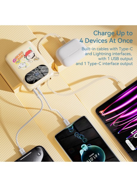 Crayon Shinchan Y11 Mini Series Power Bank with Cable 20000mAh 22.5W