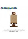 Crayon Shinchan Desktop Foldable Phone Stand with Ornament - Bear
