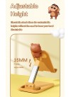 Crayon Shinchan Desktop Foldable Phone Stand with Ornament - Bear