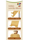 Crayon Shinchan Desktop Foldable Phone Stand with Ornament - Bear