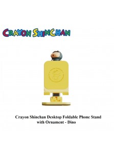Crayon Shinchan Desktop Foldable Phone Stand with Ornament - Dino