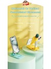 Crayon Shinchan Desktop Foldable Phone Stand with Ornament - Dino
