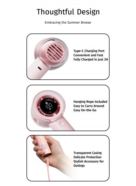 Crayon Shinchan F11 High-Speed Turbo Fan with Digital Display