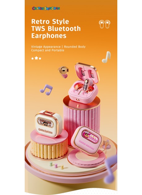 Crayon Shinchan Retro Series TWS Bluetooth Earphones